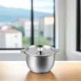 thumbnail image 4 of Practical Round Cooking Oil Container Suitable For Food Shop Use 9.8x7.2x4.9in Size 1Pcs, 4 of 4