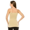 thumbnail image 3 of Kurve by Idea American Made Women’s V-Neck Camisole Tank - Basic Seamless Stretch Spaghetti Strap, UV Protective Fabric UPF 50+ (Made with Love in The USA), 3 of 3