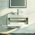 thumbnail image 6 of Totti Wave 30" White Modern Bathroom Vanity w/ Super White Man-Made Stone Top & Sink, 6 of 7