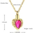 thumbnail image 2 of Crystal Heart Urn Necklace for Ashes Love Heart Memorial Human Pet Ashes Pendant Angel Wing Heart Urn Necklace Human Pet Ashes Pendant for Her Girlfriend Wife Mom Daughter, 2 of 7