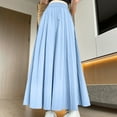thumbnail image 4 of REALiKUN Women Flowy Chiffon Wide Leg Pants Elastic Waist Casual Palazzo Trousers with Pockets Summer Lightweight, 4 of 4