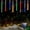 Multi, variant on LED Meteor Shower Lights, 30cm 8 Tubes 288LEDs Solar Raindrop Cascading Lights Icicle String Lights for Wedding Christmas Party Outdoor Garden Gazebo Decoration