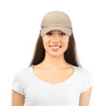 thumbnail image 4 of DALIX Plain Dad Hats 2 Pack Deal in Khaki, 4 of 6
