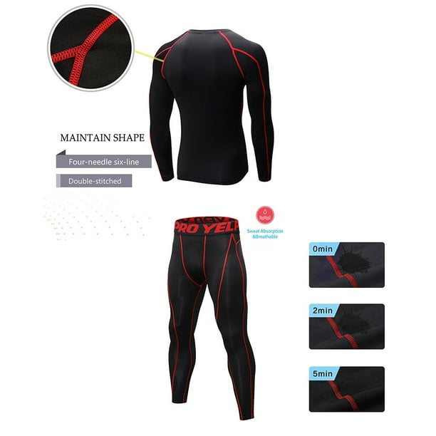 Mens Thermal Compression Shirts Ultra Soft Fleece Lined Long Sleeve To –  LANBAOSI