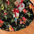 thumbnail image 3 of Tour Eiffel Vintage, Paris Christmas Tree Skirt 36" Round Winter Suitable for Christmas, Christmas, Halloween, Party Decoration Occasions, 3 of 6