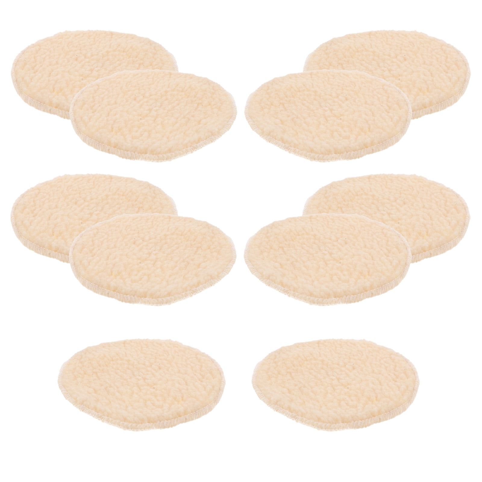 TABLZONE 10Pcs Parrot Hatching Pads Light Brown Soft Washable Cushion for Bird Nest and Brooder Use