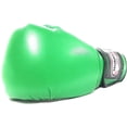 thumbnail image 3 of Woldorf USA Water Resistant Nylon Boxing Gloves Kickboxing Muay Thai Punching Bag Gloves Vinyl Green - Durable Boxing Gloves - Multi-Layered Foam Padding Offers Unbeatable Men Women Fight Gloves 16oz, 3 of 7