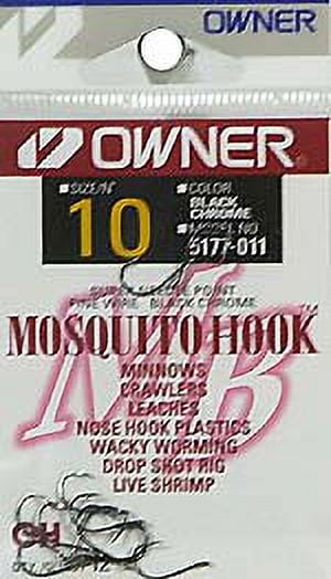 Owner~~Mosquito Hook~~Black~~Size 1~~8 Pack~~New!