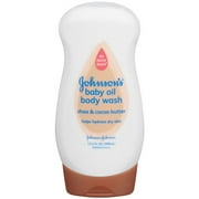Johnson's Shea & Cocoa Butter Baby Oil Body Wash, 13.5 fl oz Walmart