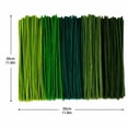 thumbnail image 3 of Pipe Cleaners Green 500 Pack Chenille Stems for DIY Art Craft Halloween Indoor Decorations Fall Christmas Craft Projects for Kids, 3 of 7