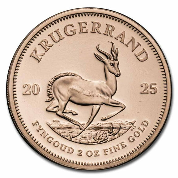 2025 South Africa 2 oz Piedfort Proof Gold Krugerrand