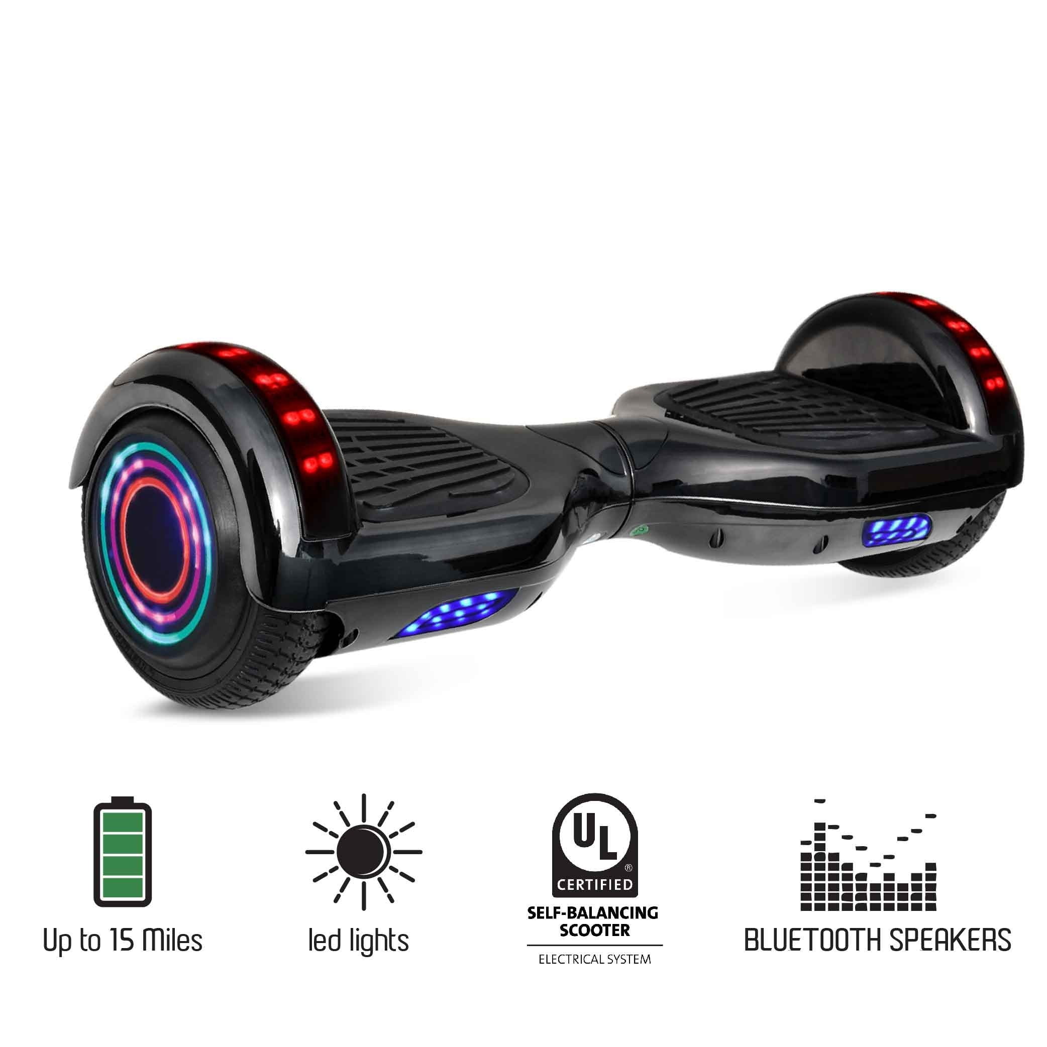 Hoveroid Hoverboard SelfBalancing Smart Scooter with Bluetooth, LED