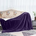 thumbnail image 2 of Needhep Independence Day Soft Throw Blanket Thick Fleece Blanket,King Size Blankets,Lightweight Queen Blanket, Blankets For Camping (Purple), 2 of 4