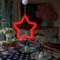 thumbnail image 4 of Fwttom 4Th of July Decorations, 4Th of July Window Lights Decorations with Lights for Front Door Independence Day Red White Blue Lights with Suction Cup for Home Outdoor Indoor Decor, 4 of 6