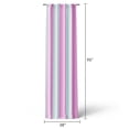 thumbnail image 6 of Mainstays Kids Blue and Purple Cabana Stripe Printed Blackout Rod Pocket with Back Tabs Single Curtain Panel, Set of 1, 38" W x 95" L, 6 of 6