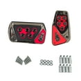 thumbnail image 2 of Nishiyuenyi 2 Pieces Brake Pedal Covers Automotive Professional Auto Accessories Generic Red Automatic Gear, 2 of 9