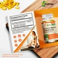 thumbnail image 6 of ZHPHK 500mg Lion's Mane Mushroom for Brain and Nerve Cell Health 60 capsules, 6 of 7
