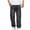 Black, variant on CQONEPT Men's Denim Pants with 6 Pockets Casual Fashion Jean Loose Fit Trendy Outdoor Streetwear Cargo Pants Black L