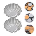 thumbnail image 1 of Phenofice 2Pcs Silver Baking Mold for Egg Tarts Non Stick Aluminium Alloy Kitchen Bakeware, 1 of 5