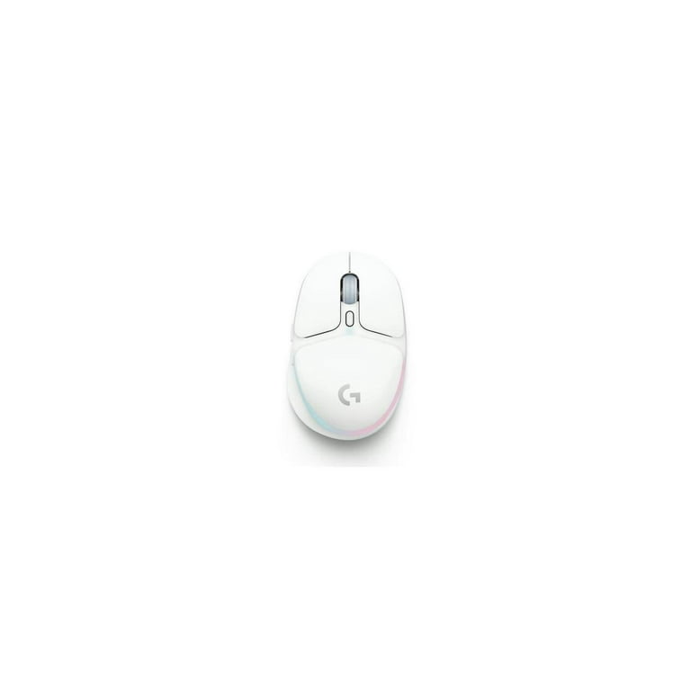 Logitech G705 Bluetooth PC/Mac/Laptop Wireless LIGHTSYNC RGB Lighting, Customizable Gaming White Lightweight, Wireless, Connectivity, Mouse, - Lightspeed Mist