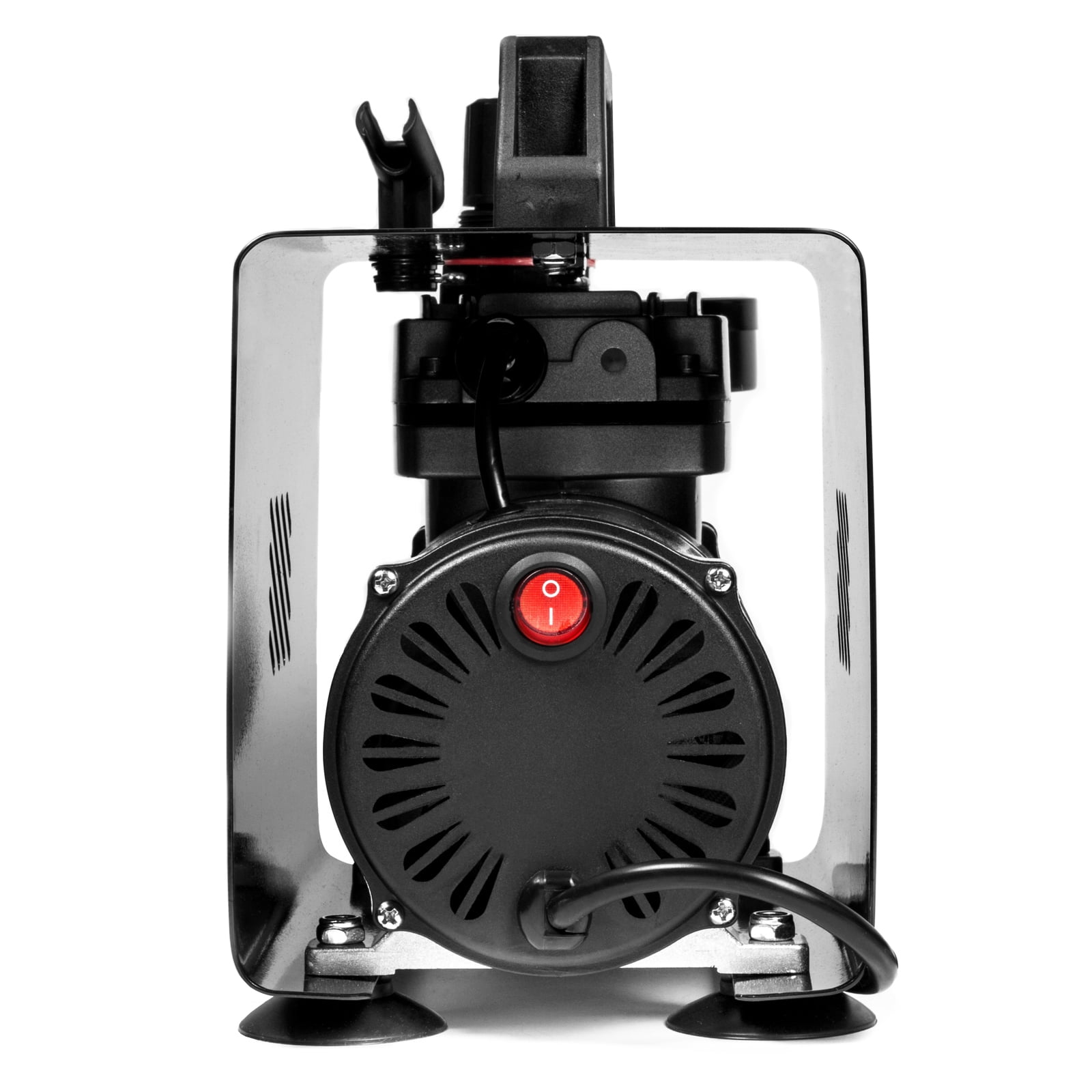PointZero 1/5 HP Airbrush Compressor - Portable Quiet Hobby Tankless  Oil-less Air Pump with Cover - Point Zero Airbrush