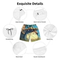 thumbnail image 6 of Totoro Men's Swim Trunks Quick Dry Beach Board Shorts with Pockets Mesh Lining Bathing Suits, 6 of 7