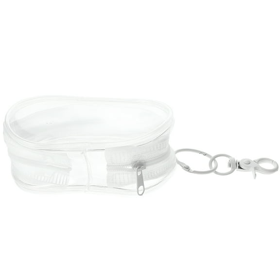 GASTROPOD Mini Zipper Keychain Wallet Small Coin Purse For Women Clear Wristlet Wallet With Pouch Portable Keychain Bag For Travel Daily Use