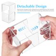 thumbnail image 3 of 2pcs Baseball Display Case Baseball Storage Box Clear Display Case Protective Baseball Display Holder, 3 of 8