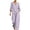 Purple, variant on Women Striped Casual Two Piece Outfit, V-Neck Three Quarter Sleeve Top And Wide Leg Pants, Soft Loose Fashion Co-Ord Set For Everyday Leisure Wear Black S
