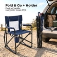 thumbnail image 6 of Alvantor Outdoor Folding Rocking Camping Chair, Portable Mesh Lawn Chairs with Comfortable Mesh Backrest, Waterproof Armrests and Sturdy Frame, 6 of 7