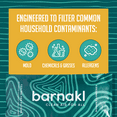 thumbnail image 5 of Barnakl Ceiling Fan Filters | Activated Coconut Shell Carbon Filter | Easy-Stick Universal Ceiling Fan Air Filters | Unscented Ceiling Fan Blade Filters for Common Household Contaminants, (3-Count), 5 of 6