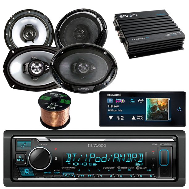 Kenwood Single DIN Bluetooth Receiver Kenwood 6.5 2Way Speaker set