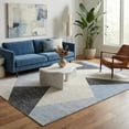 thumbnail image 4 of Rug Branch Eclipse Mid-Century Modern Indoor Area Rug, Blue Grey, Abstract - Living Room, Bedroom, Dining Room, and Office, 4 of 6