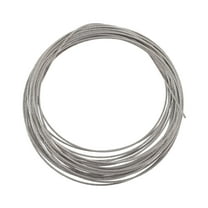 Hytrove 1Set Thin Stainless Steel Cable Wire Rope for Indoor Clothesline and Deck Rail Cable 10M