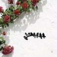 thumbnail image 5 of Birds on Branch Metal Wall Art Decor Iron Wall Art 5 Birds Black Hollow Sculpture Hanging Decor Rustic Tree Ornament Hanging Sign for Indoor Outside Living Room Home Office 12 x 4Inch for DIY, 5 of 9