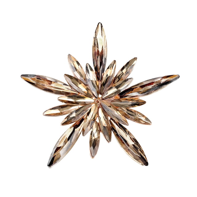 Kkkded Broche avec Strass Broche, Forme d'Étoile Irrégulière Colorée. Finition Soignée, Accessoire de Costume.