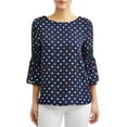 thumbnail image 3 of Women's Smocked Bell Sleeve Top, 3 of 4