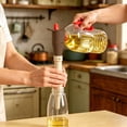 thumbnail image 3 of Extendable Silicone Kitchen Funnel, Clip‑On Bottle Filling Funnel, Spill‑Proof Bottle Filler Gadget Flexible Pouring Tool For Home Kitchen Countertop Liquid Transfer(Coffee-10.04"), 3 of 3