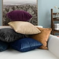 thumbnail image 6 of ShengRui 2 Pack Zippered Velvet Queen Pillowcases, Super Soft and Cozy Luxury Fuzzy Flannel Pillow Cases with Zipper, 20x30 Inches, Navy Blue, 6 of 7