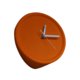 thumbnail image 5 of Reloj de pared de esquina interior Decoración de pared Reloj colgante decorativo simple redondo Naranja, 5 of 9