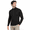 Black-Large, variant on Mens Base Layer Merino Midweight 250g Half Ziper For Men