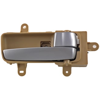 A-Premium Front Left Driver Side Interior Door Handle Compatible With Honda Accord 2003 2004 2005 2006 2007 Sedan, Brown Housing With Chrome Lever, Replace# 72160-SDA-A02ZD