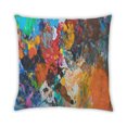 thumbnail image 2 of Ahgly Company Abstract Paint Splatter Coussin Extérieur, 18 Pouces par 18 Pouces, 2 of 6