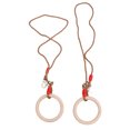 thumbnail image 3 of OUNONA 2Set Workout Ring Wooden Rings for Fitness Equipment, 3 of 8