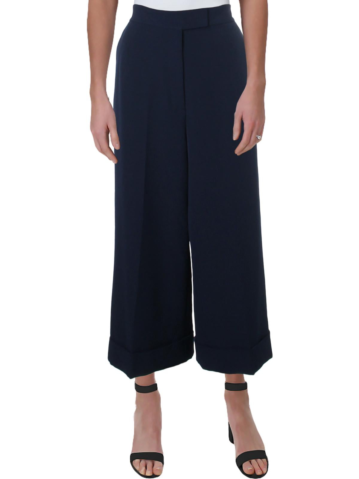 Anne Klein Womens Cuffed Pants Culottes