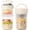 Cream, variant on Overnight Oats Containers with Handles, 16 oz Glass Mason Jars with Lids, Folding Spoons & Topping Compartments, Yogurt Parfait Cups for Meal Prep, Chia Pudding, Breakfast to Go, 2 Pack