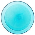 thumbnail image 3 of Achla Designs 12 In Hand Blown Crackle Glass Birdbath with Stake, Turquoise, 3 of 8