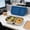 #111Blue, variant on Stainless Steel Snack Containers with Silicone Lids, Reusable 2 Compartment Meal Prep Boxes, Leak Proof Food Storage for Nuts Fruits Vegetables and Office Lunches, Dishwasher Safe