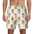 thumbnail image 2 of Picia Tigers go in for Sports pattern Mens Swim Trunks with Compression Liner Stretch Beach Shorts Quick Dry with Zipper Pockets No-Chafing Board Shorts-X-Large, 2 of 9