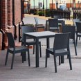 thumbnail image 4 of Compamia Orlando 5 Piece Patio Dining Set in Dark Gray, 4 of 5
